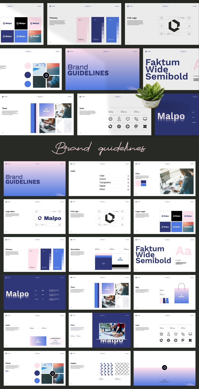 Brand Guidelines Layout