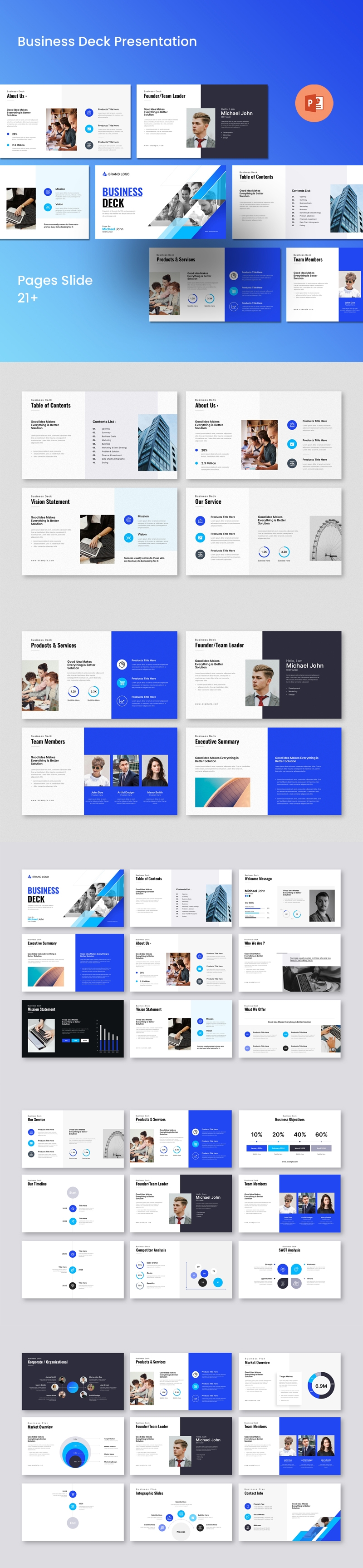 Business Deck Presentation Template
