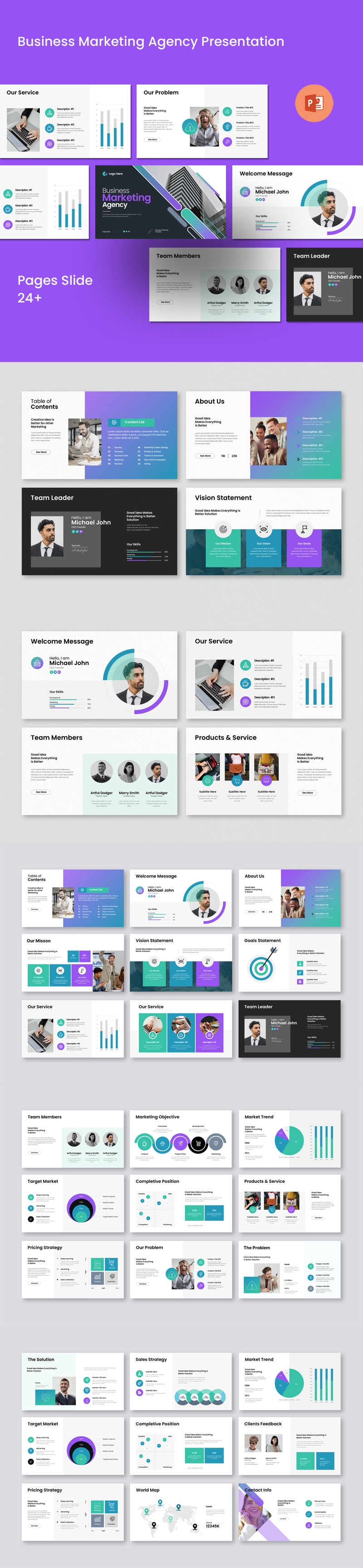 Business Marketing Agency Presentation Template