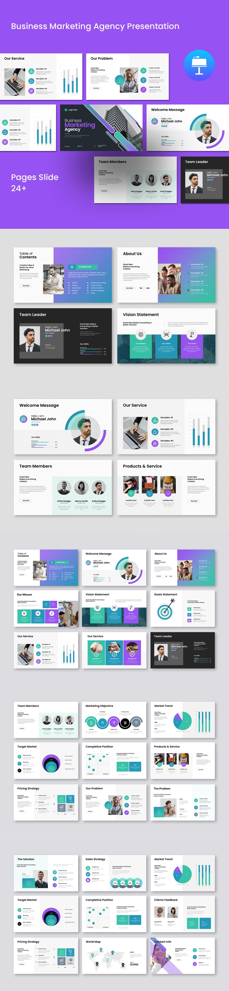 Business Marketing Agency Presentation Template