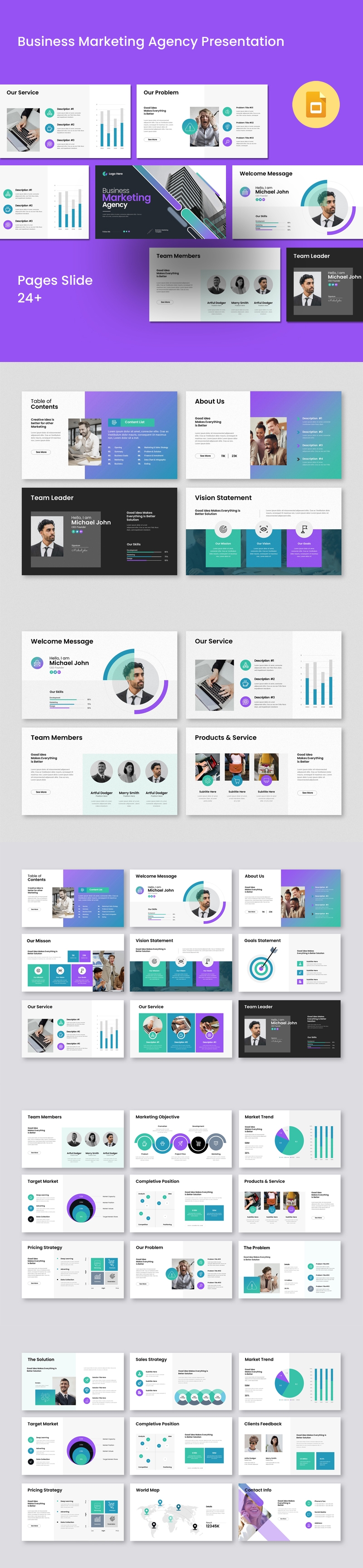 Business Marketing Agency Presentation Template