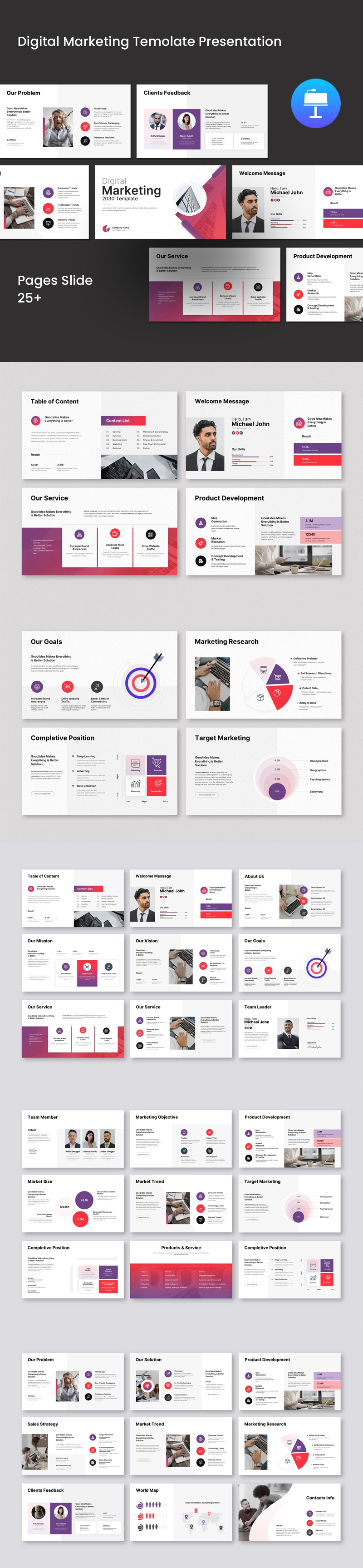 Business Marketing Presentation Template