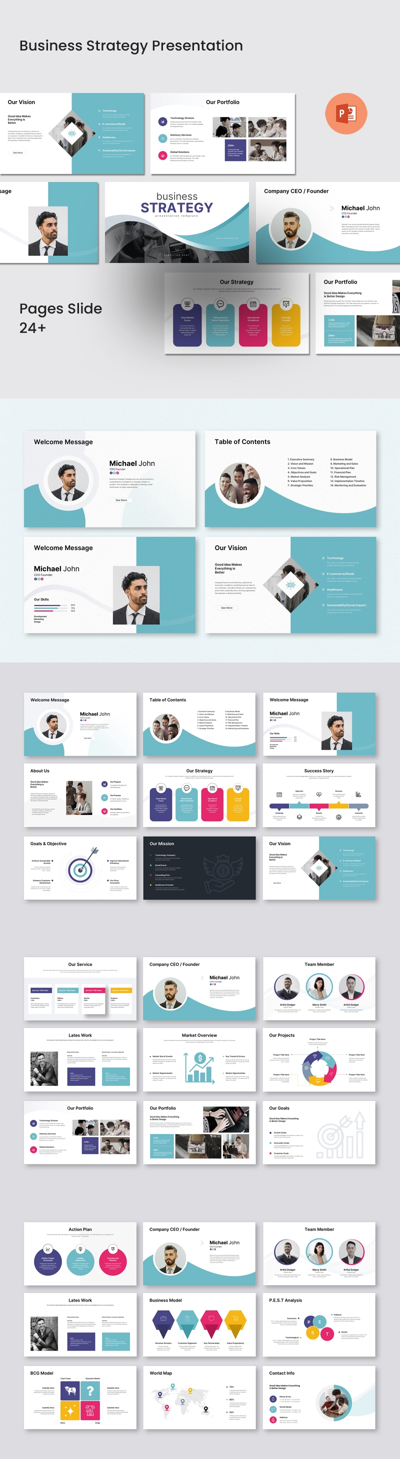 Business Marketing Presentation Template