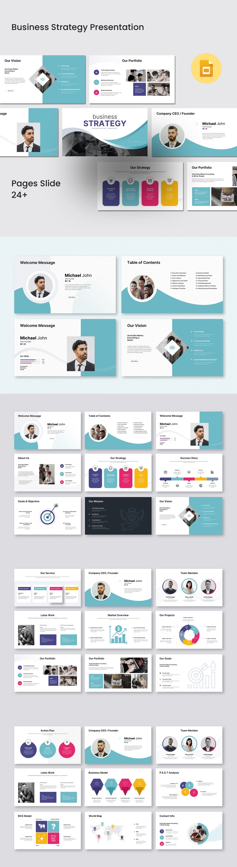 Business Marketing Presentation Template