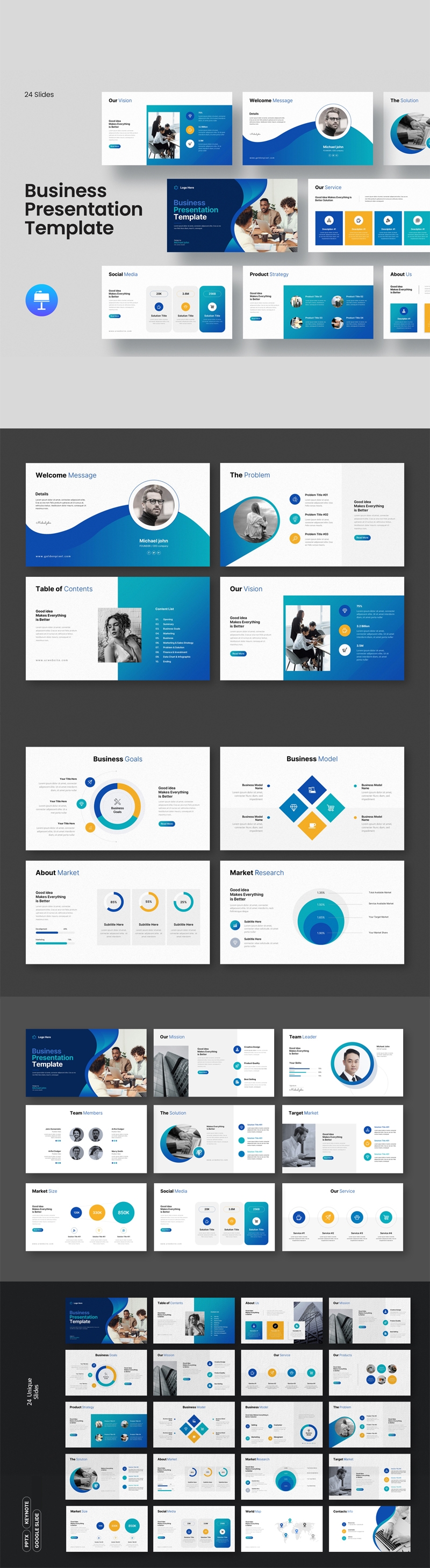 Business presentation Template