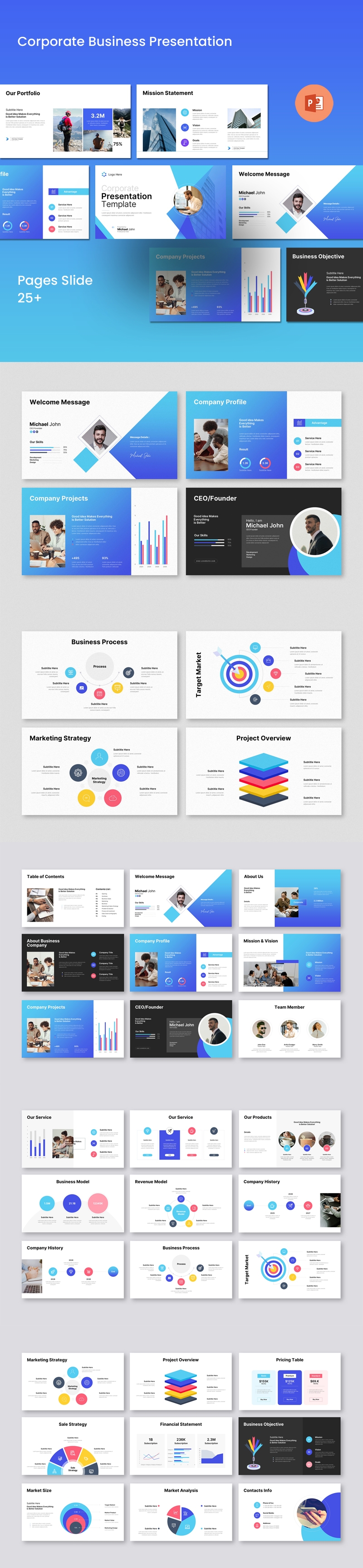 Corporate Business Presentation Template