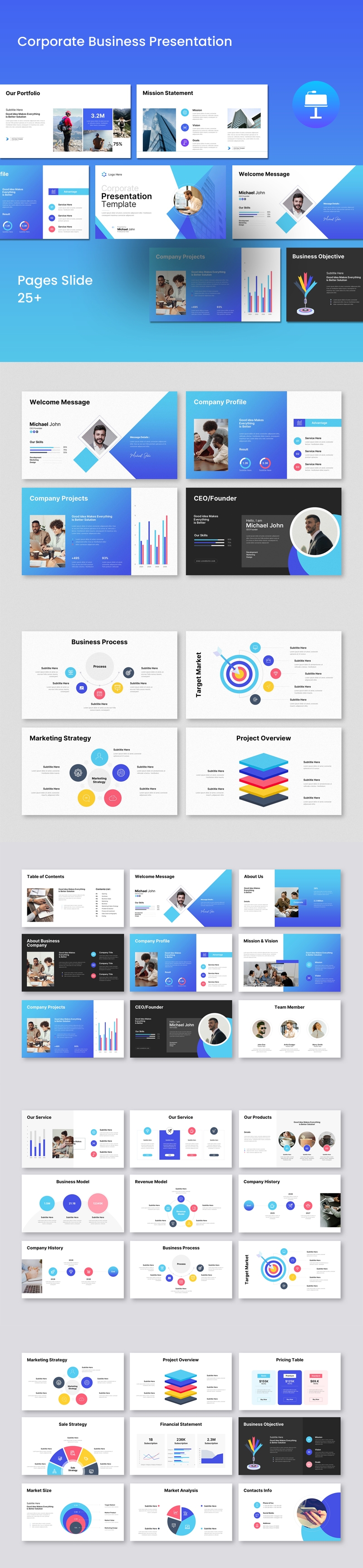 Corporate Business Presentation Template