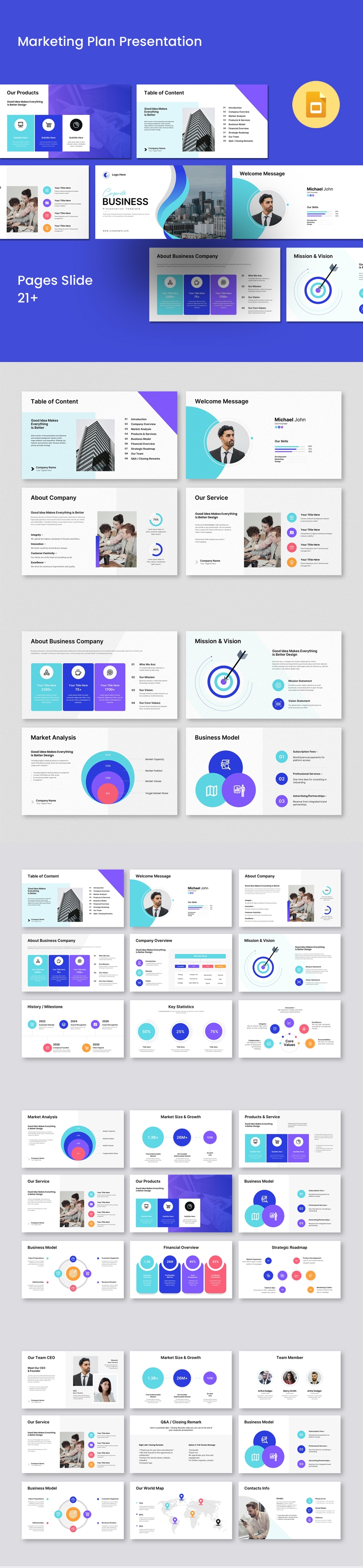 Corporate Business Presentation Template