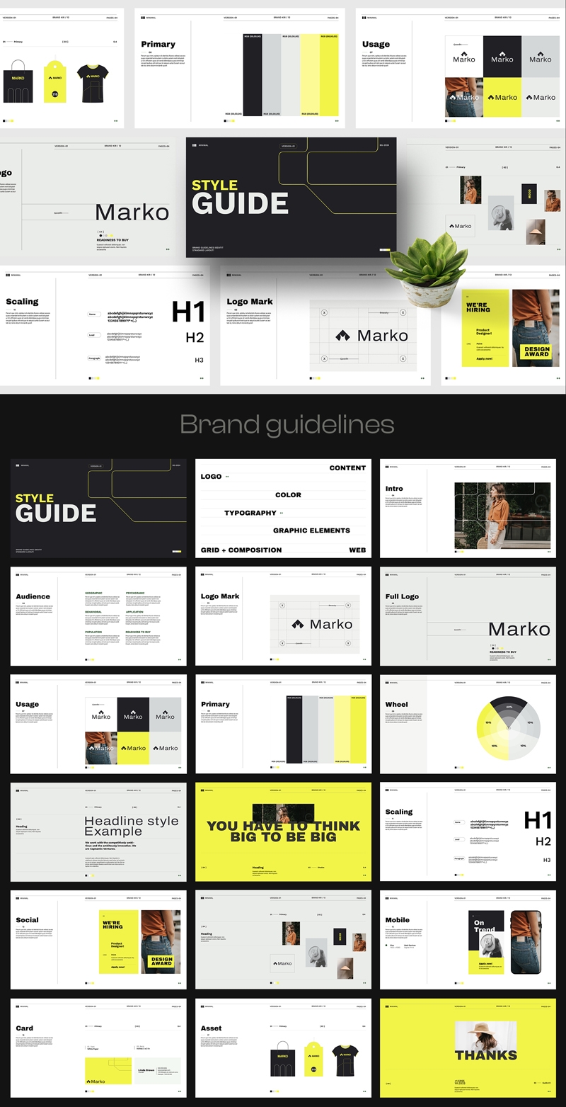 Marko Brand Guidelines Layout