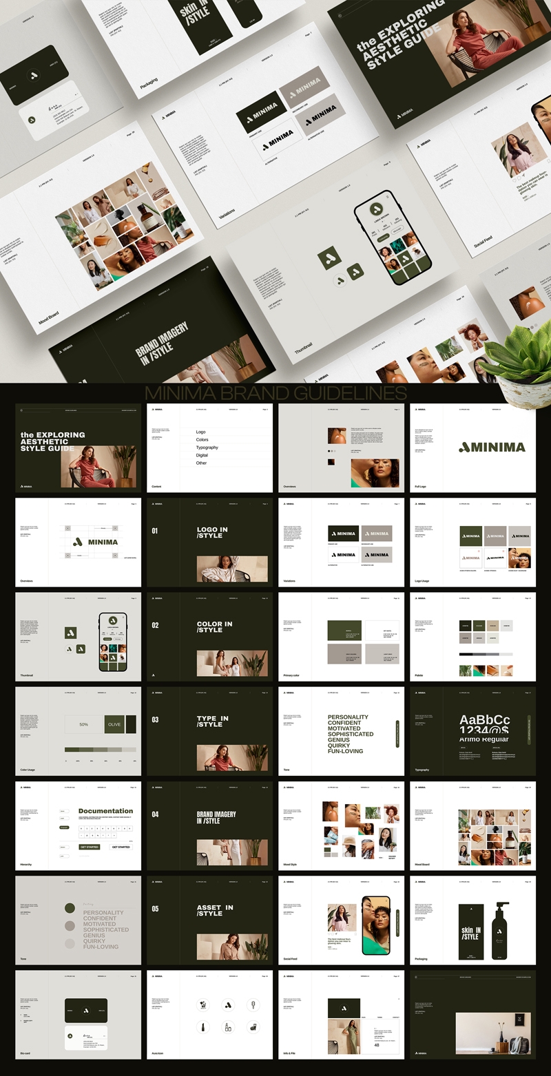 Minimal Brand Guidelines Layout