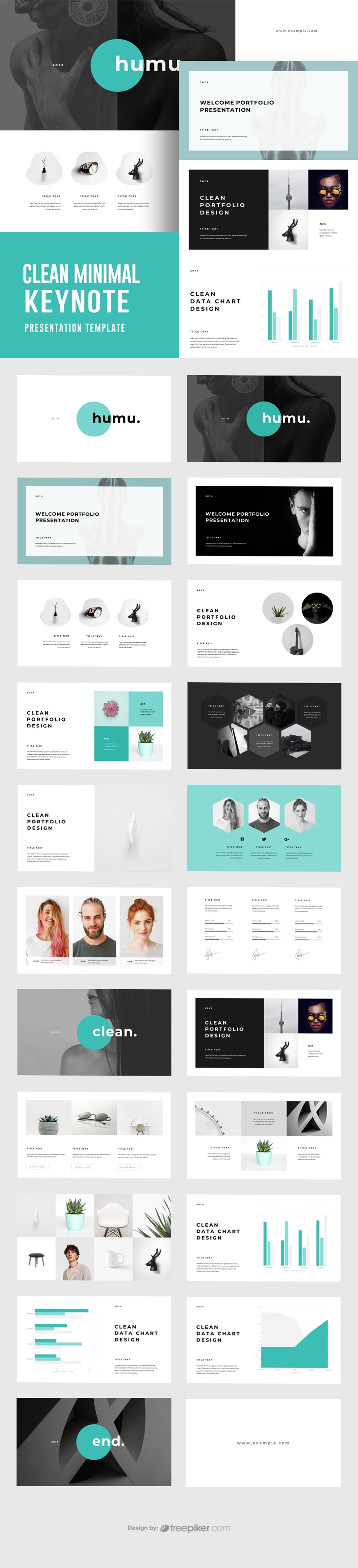 Freepiker Minimal Humu Keynote Template Freepiker Minimal Humu Keynote Template