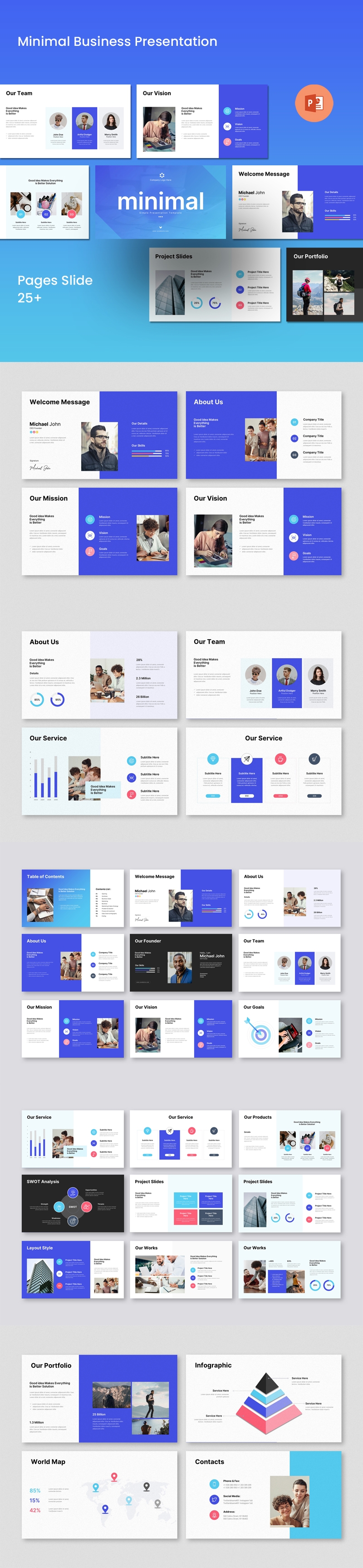 Minimal Presentation Template