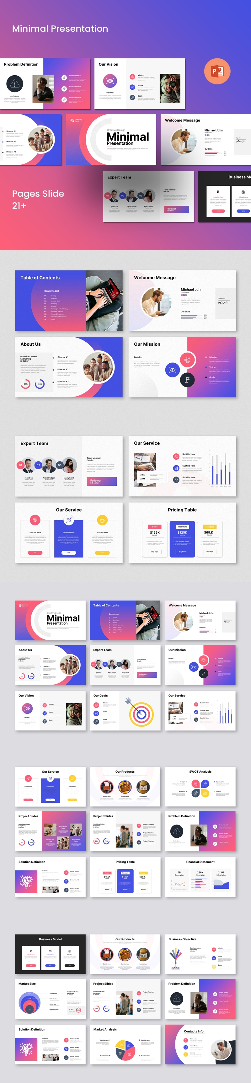 Minimal Presentation Template