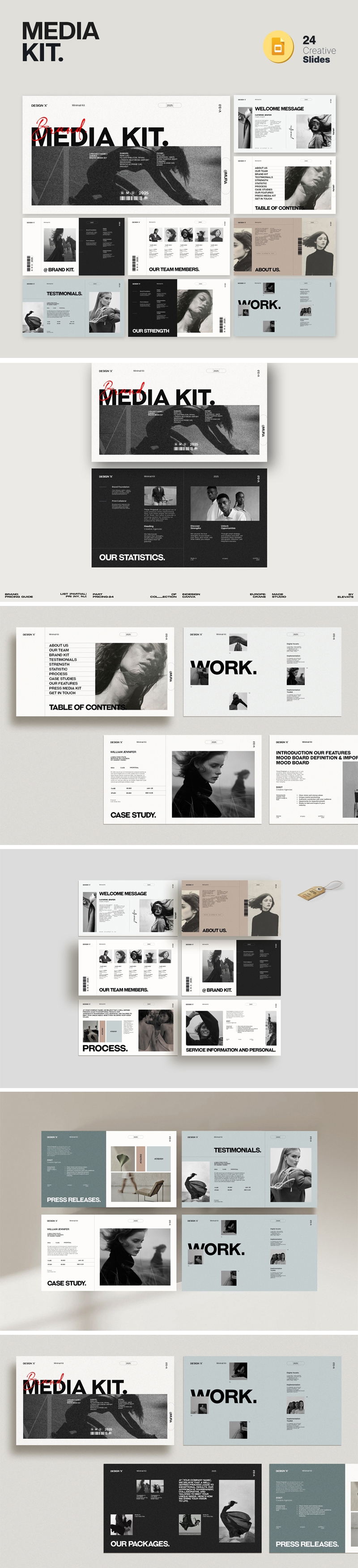 Professional Brand Media Kit_ Presentation and Multipurpose Color Layout