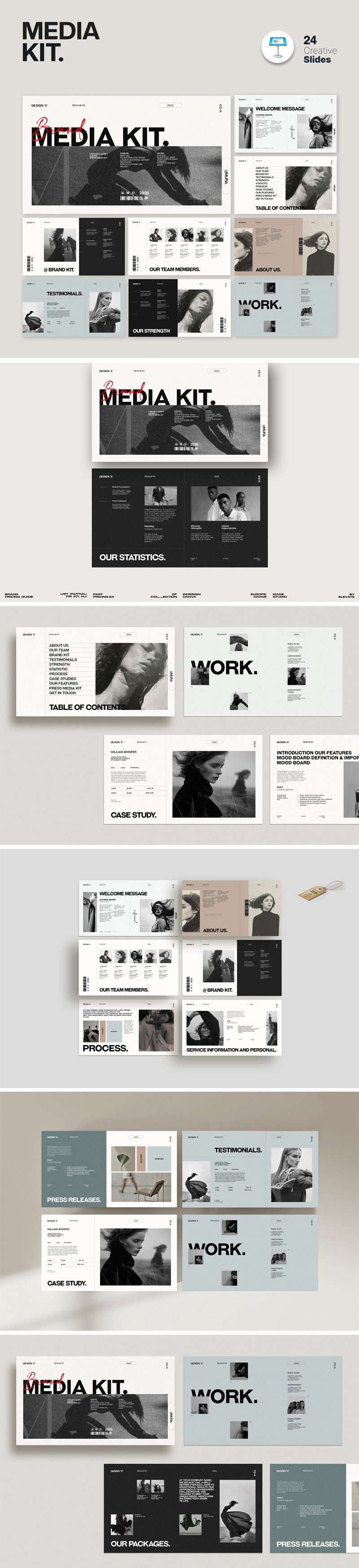 Professional Brand Media Kit_ Presentation and Multipurpose Color Layout
