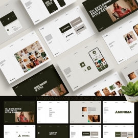 Minimal Brand Guidelines Layout