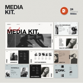 Professional Brand Media Kit_ Presentation and Multipurpose Color Layout