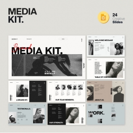 Professional Brand Media Kit_ Presentation and Multipurpose Color Layout