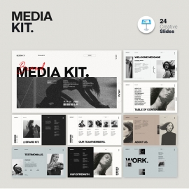 Professional Brand Media Kit_ Presentation and Multipurpose Color Layout
