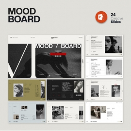 Professional Brand Mood Board_ Presentation and Multipurpose Color Layout