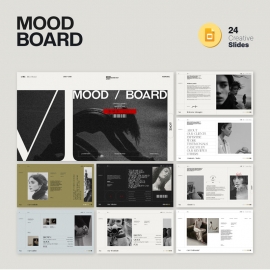 Professional Brand Mood Board_ Presentation and Multipurpose Color Layout
