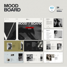 Professional Brand Mood Board_ Presentation and Multipurpose Color Layout